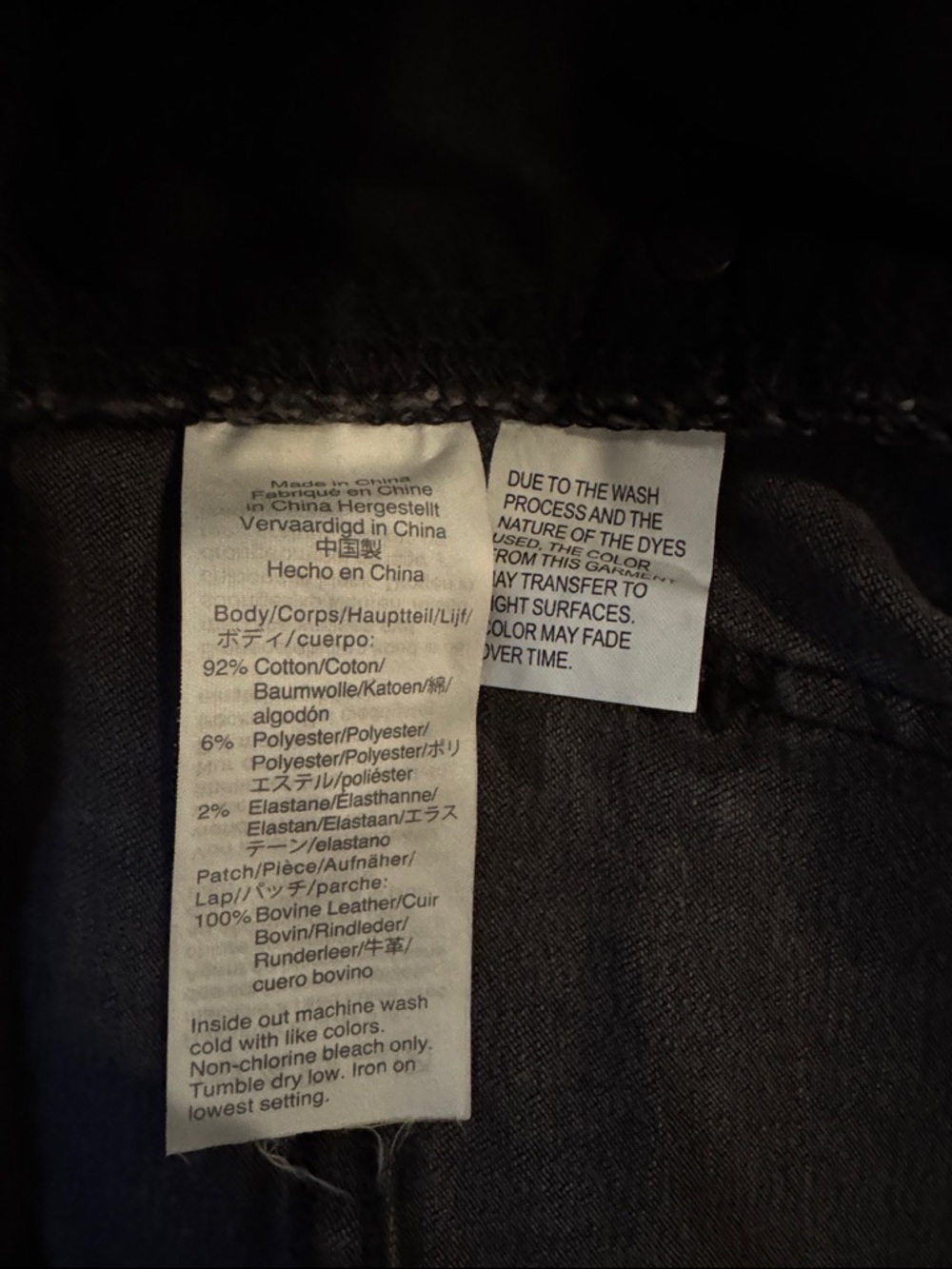 MADEWELL MID-RISE SKINNY JEANS DARK GRAY DISTRESSED SIZE 29 - Picture 4 of 4